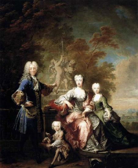 Robert Levrac Tournieres Count Ferdinand Adolf von Plettenberg and his Family Germany oil painting art